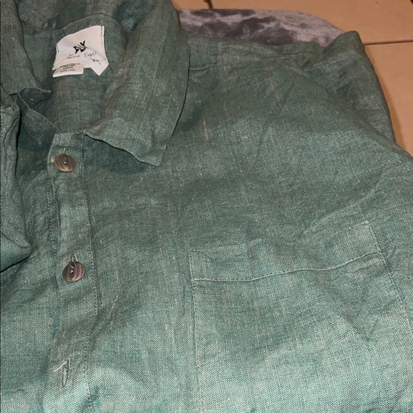 Flax Olive Green Pantsuit - Picture 3 of 12